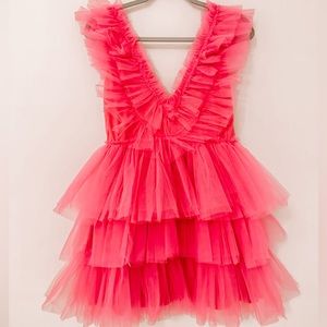 PINK TULLE PARTY DRESS 💝